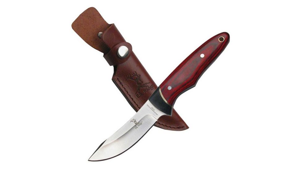 Master Cutlery Fixed Blade, Pakkawood Handle, Leather Sheath MC-ER-012