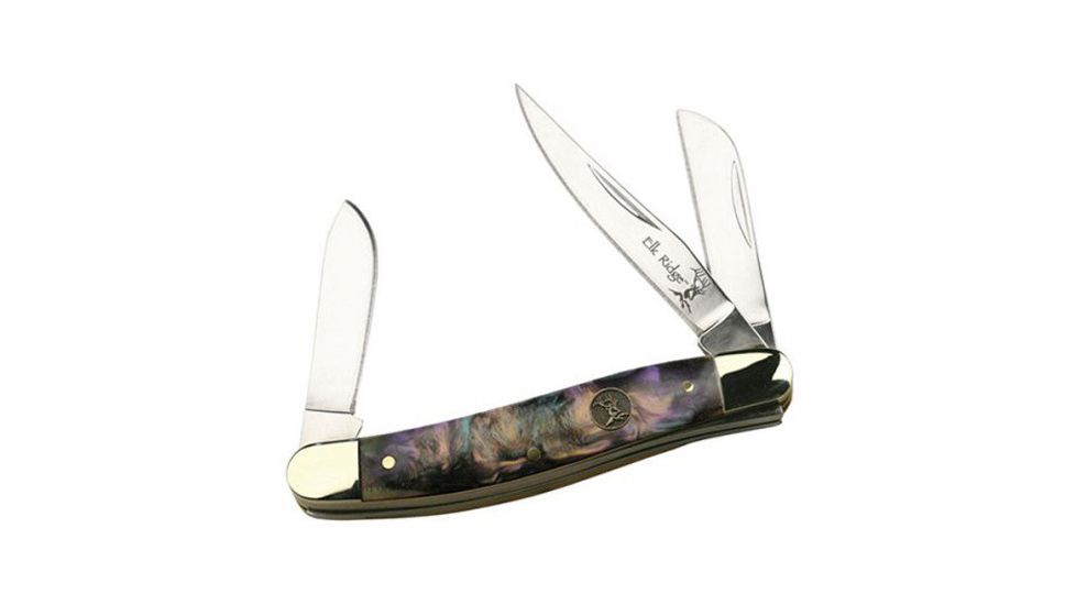 Master Cutlery Stockman, Simulated Abalone Handle, 3 Blades MC-ER-323AB