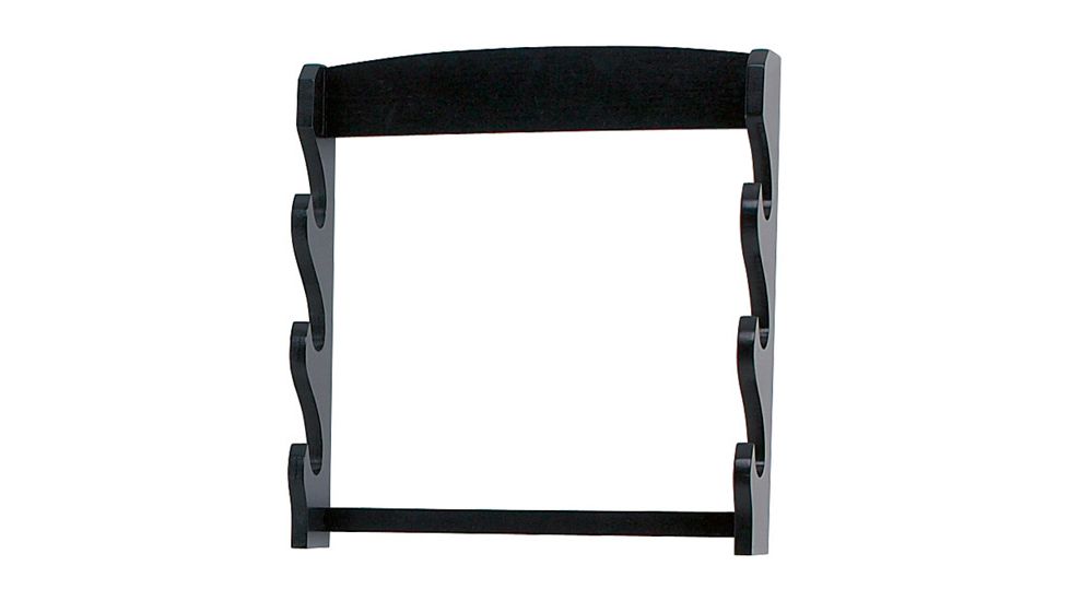Master Cutlery Sword Wall Mount Display, 3 Tier, Black MC-WS-3WH