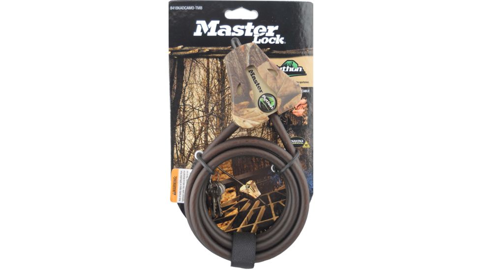 Master Lock Python Security Cable, 5/16in, Camo 2151
