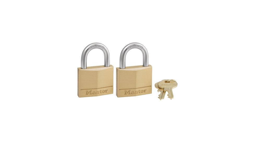 Master Lock Solid Body Padlocks 2 Pack