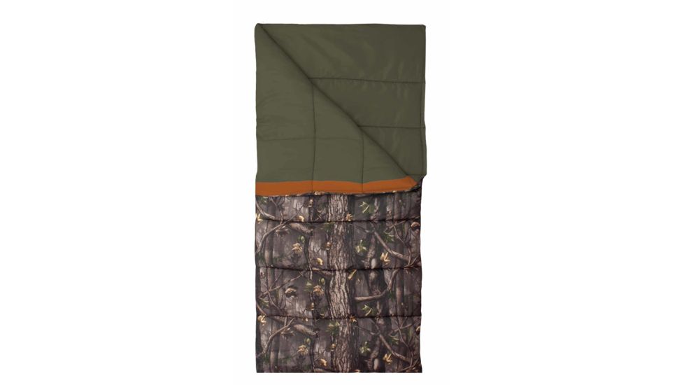 Master Sportsman Outdoorsman 20-30 Degree Sleeping Bag, Sherbrooke Camo, 39In X 80In, 3WK2501HDZ15