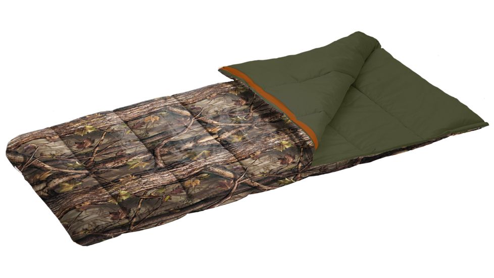 Master Sportsman Outdoorsman 20-30 Degree Sleeping Bag, Sherbrooke Camo, 39In X 80In, 3WK2501HDZ15