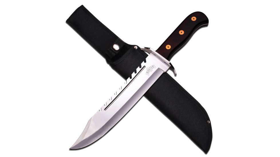Master USA Fixed Blade, 16.375in, Stainless Steel Blade, Black Pakkawood Handle MU-1135S