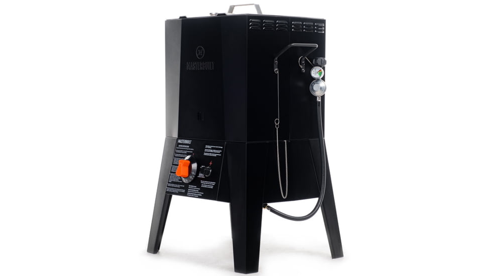 Masterbuilt 16 Quart Propane Fryer with Thermostat Control, Black, Small, MB20020120