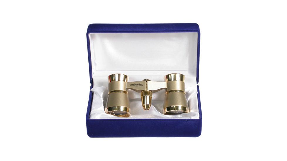 Masterpiece Collection Concerto 3x Opera Glasses, Gold Finish