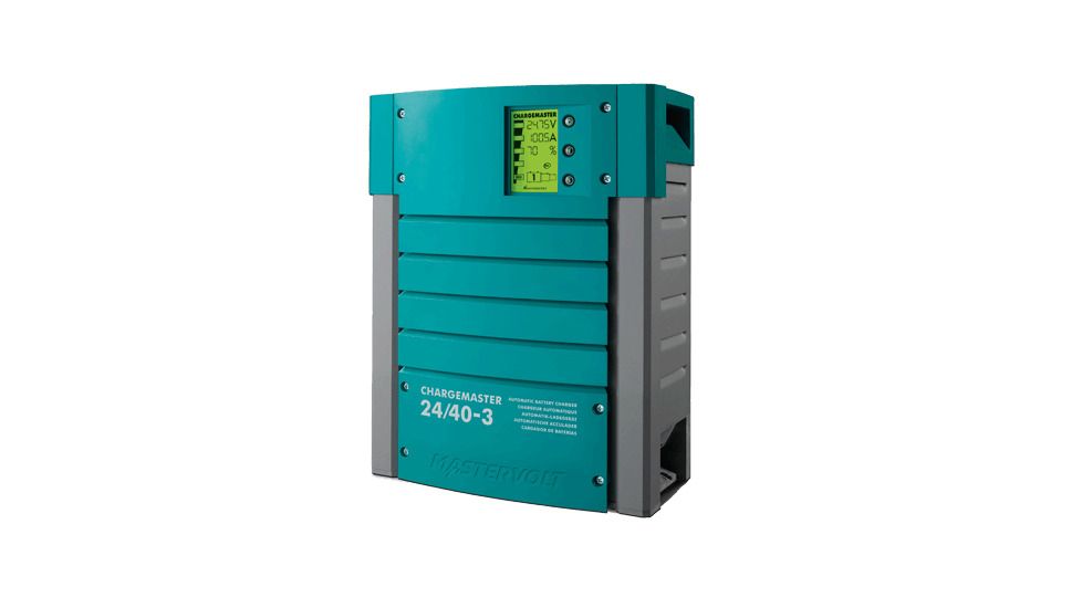 MasterVolt Battery Charger, ChargeMaster 24V 40A, 3 Bank, New Condition MV-44020400