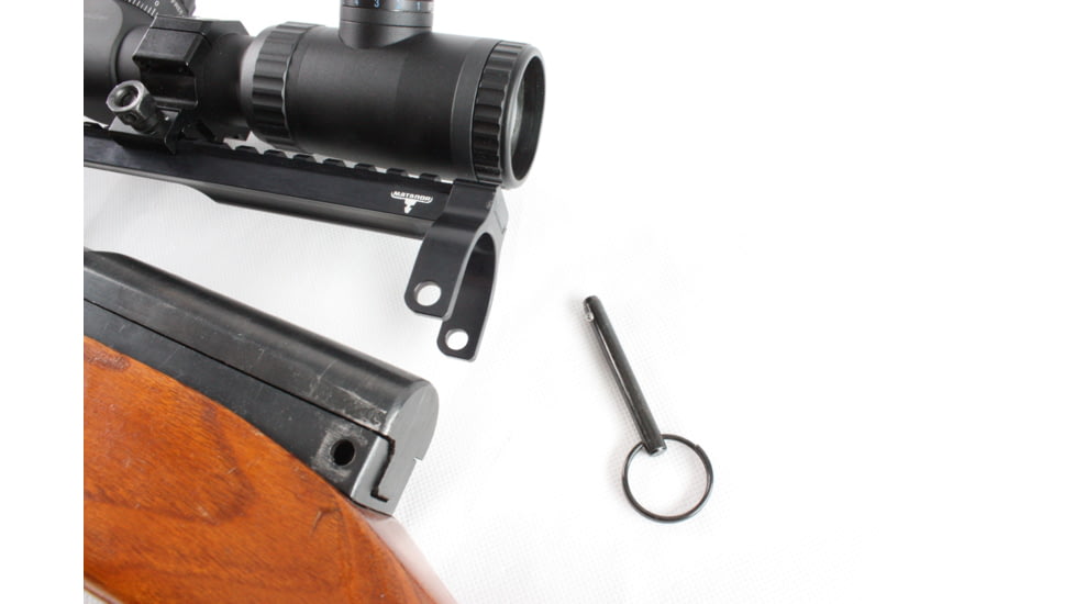 Matador Arms EZ-Pin, Matador Arms SKS Optics Rail, 1in Length, Black, MAC720