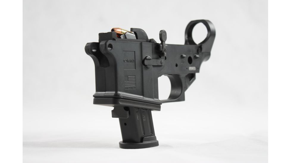 Matador Arms Mag-X Magwell Adapter, AR-15 Mil-Spec Lowers, Glock G17/ G19, 9mm Luger, Anodized, Black, MAC138