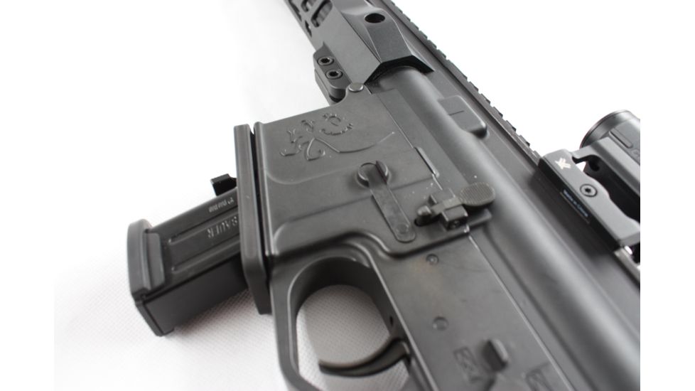 Matador Arms Mag-X Magwell Adapter, AR-15 Mil-Spec Lowers, Glock G17/ G19, 9mm Luger, Anodized, Black, MAC138