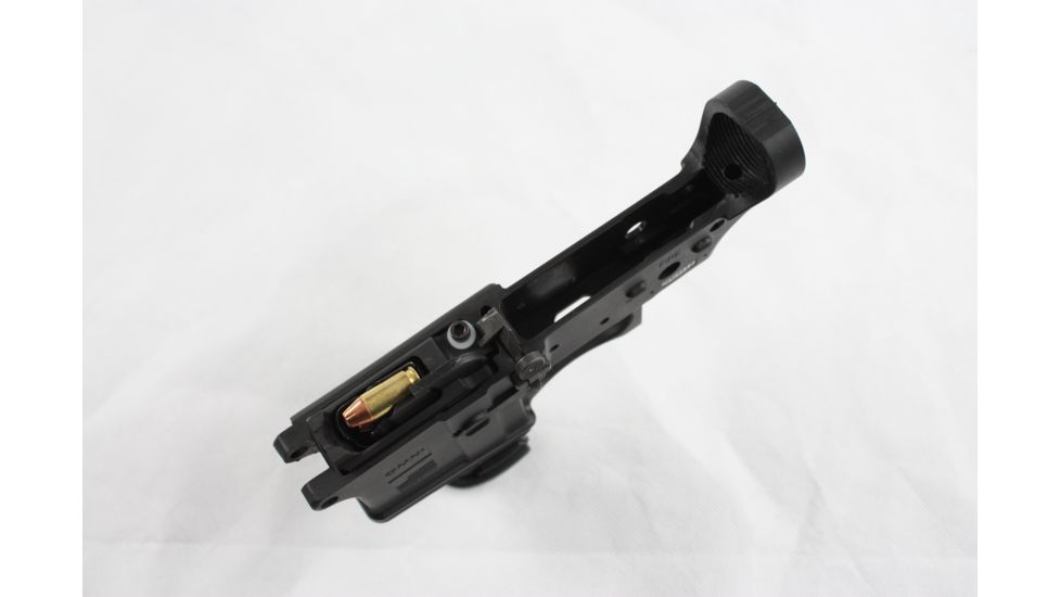 Matador Arms Mag-X Magwell Adapter, AR-15 Mil-Spec Lowers, Glock G17/ G19, 9mm Luger, Anodized, Black, MAC138