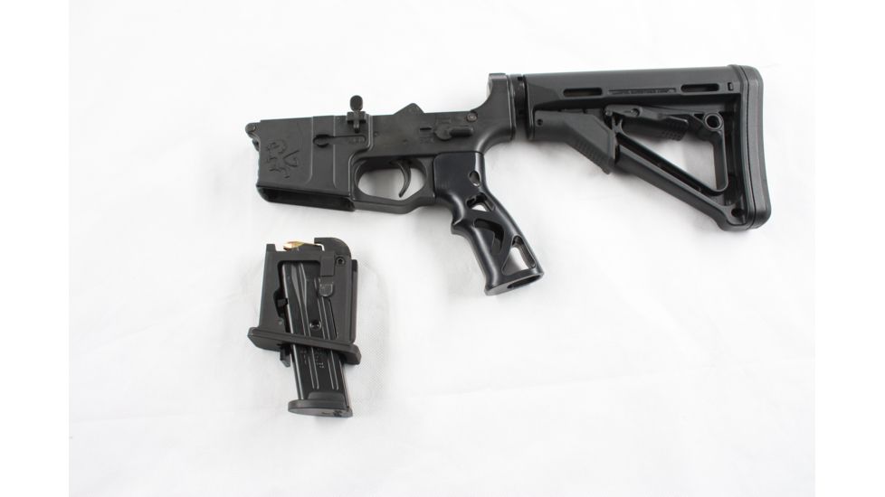 Matador Arms Mag-X Magwell Adapter, AR-15 Mil-Spec Lowers, Glock G17/ G19, 9mm Luger, Anodized, Black, MAC138