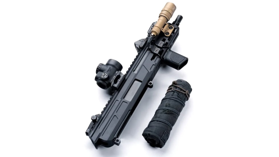 Matador Arms MAT-9 AR-9 9mm 7.825in Roller Delayed Upper Reciever, 4150 Lightweight Nitrided Barrel, 1-10 Twist, 1/2x28 Threads, Black, MAT9-U-BLKOP