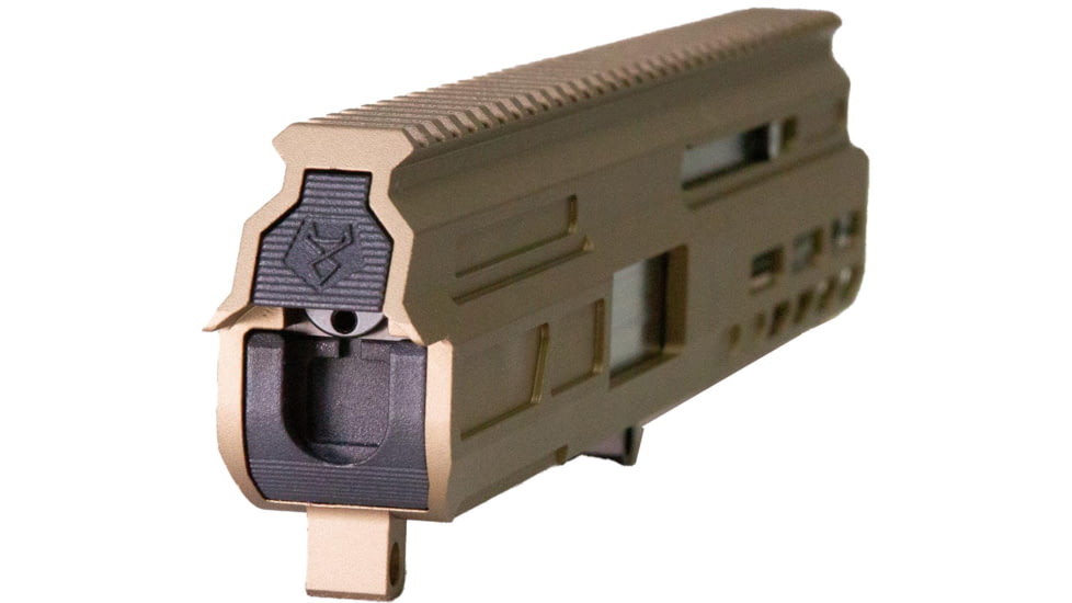 Matador Arms MAT-9 AR-9 9mm 7.825in Roller Delayed Upper Reciever, 4150 Lightweight Nitrided Barrel, 1-10 Twist, 1/2x28 Threads, FDE, MAT9-U-FDEOP