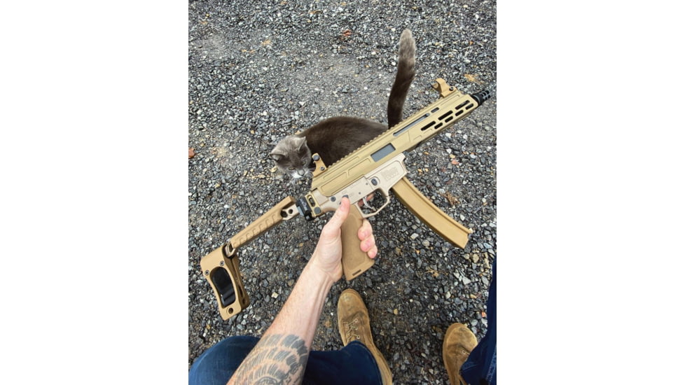 Matador Arms MAT-9 AR-9 9mm 7.825in Roller Delayed Upper Reciever, 4150 Lightweight Nitrided Barrel, 1-10 Twist, 1/2x28 Threads, FDE, MAT9-U-FDEOP