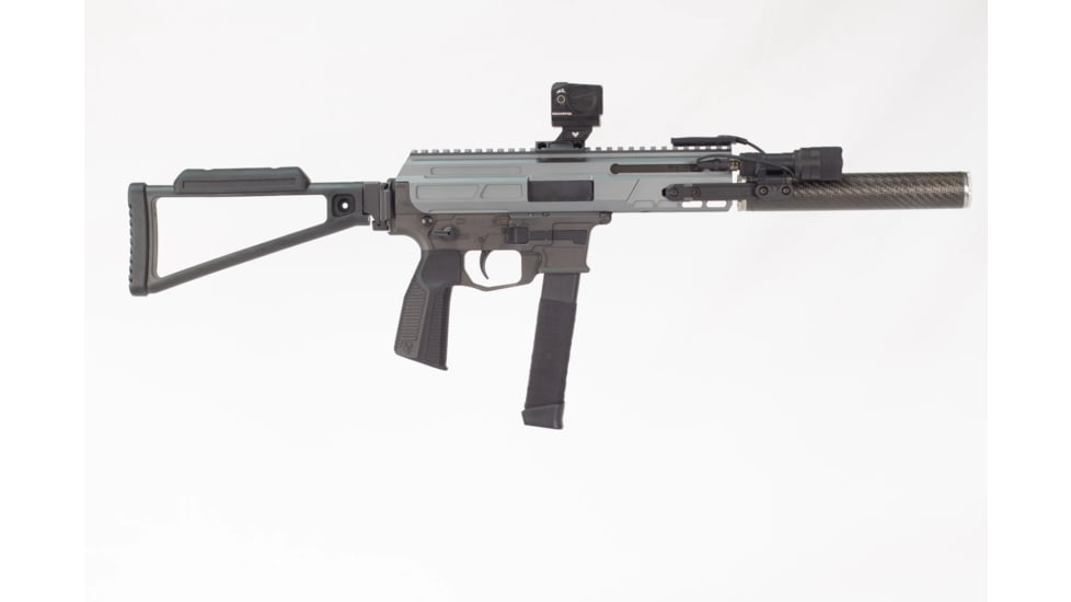 Matador Arms MAT-9 AR-9 9mm 7.825in Roller Delayed Upper Reciever, 4150 Lightweight Nitrided Barrel, 1-10 Twist, 1/2x28 Threads, Gray, MAT9-U-GRYOP