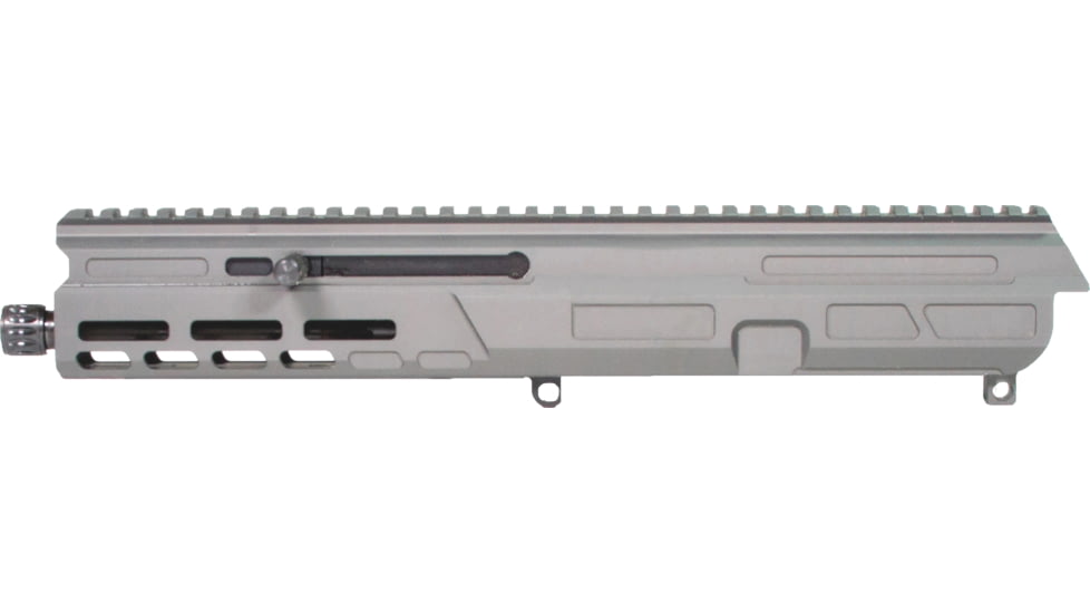 Matador Arms MAT-9 AR-9 9mm 7.825in Roller Delayed Upper Reciever, 4150 Lightweight Nitrided Barrel, 1-10 Twist, 1/2x28 Threads, Gray, MAT9-U-GRYOP