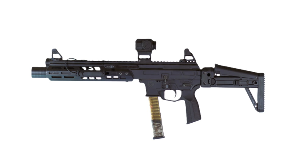 Matador Arms MAT-916 AR-9 9mm 16in Roller Delayed Upper Reciever, 4150 Lightweight Nitrided Barrel, 1-10 Twist, 1/2x28 Threads, Black, MATK-U-16-BLKOP