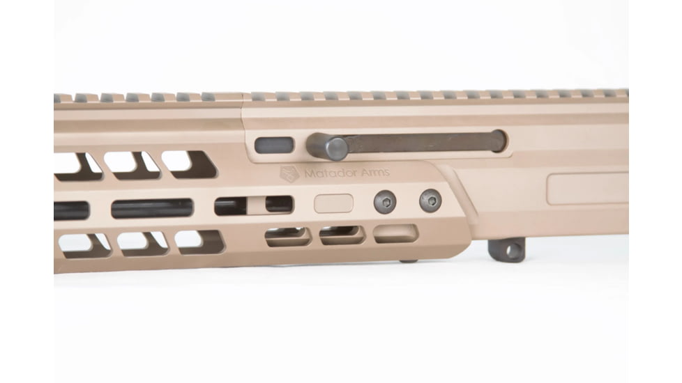 Matador Arms MAT-916 AR-9 9mm 16in Roller Delayed Upper Reciever, 4150 Lightweight Nitrided Barrel, 1-10 Twist, 1/2x28 Threads, FDE, MATK-U-16-FDEOP