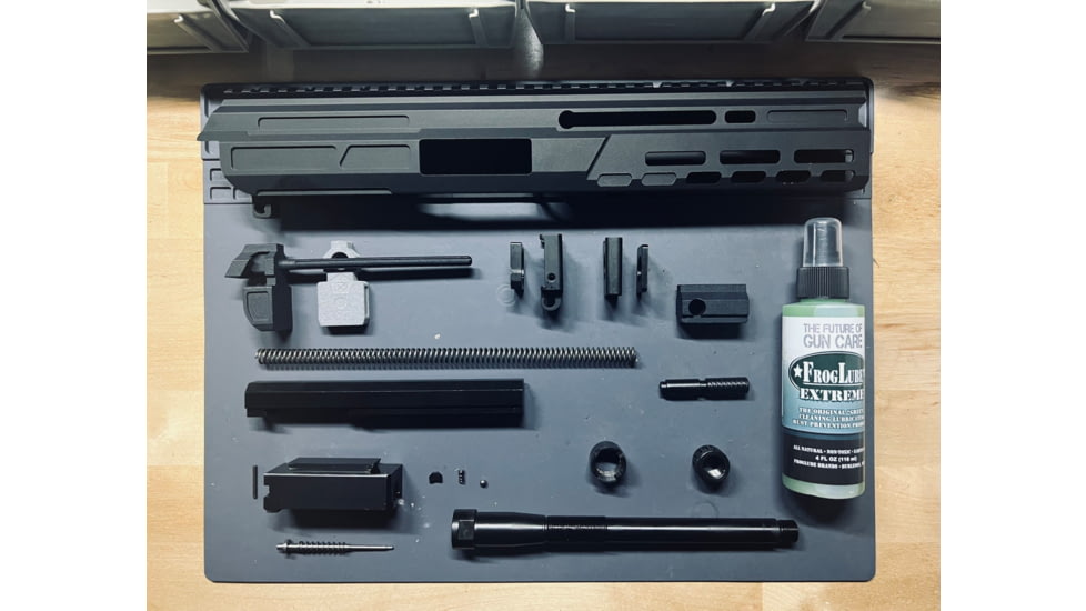 Matador Arms MAT-9K AR-9 9mm 5in Roller Delayed Upper Reciever, 4150 Lightweight Nitrided Barrel, 1-10 Twist, 1/2x28 Threads, Black, MATK-U-BLKOP