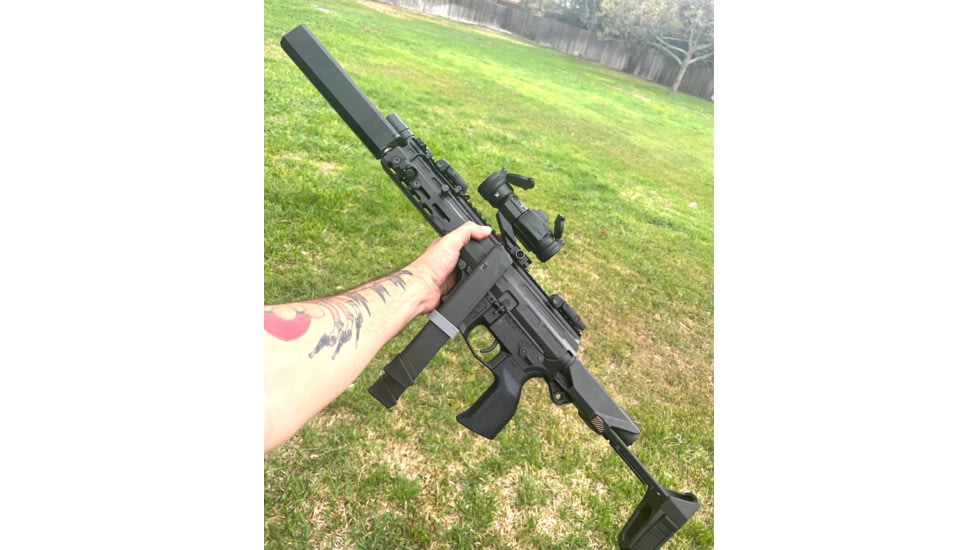 Matador Arms MAT-9K AR-9 9mm 5in Roller Delayed Upper Reciever, 4150 Lightweight Nitrided Barrel, 1-10 Twist, 1/2x28 Threads, Black, MATK-U-BLKOP