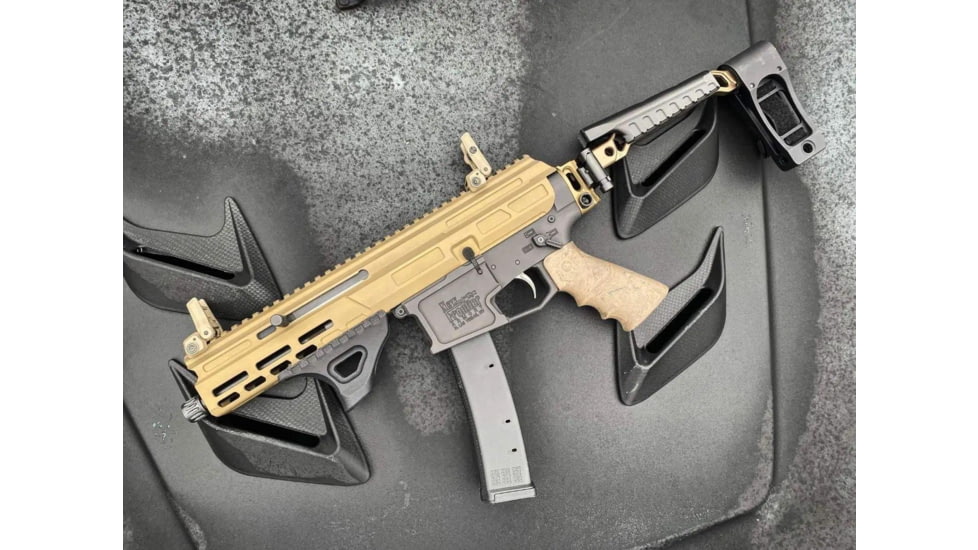 Matador Arms MAT-9K AR-9 9mm 5in Roller Delayed Upper Reciever, 4150 Lightweight Nitrided Barrel, 1-10 Twist, 1/2x28 Threads, FDE, MATK-U-FDEOP