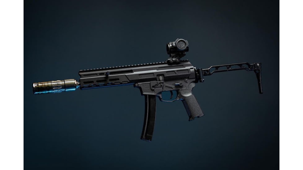 Matador Arms Mat9 Upper Receiver, 9mm, 7.825 in, 1-10 Twist, 1/2x28 Threads, 4150 Lightweight Nitrided, Black, MAT9-U-BLK