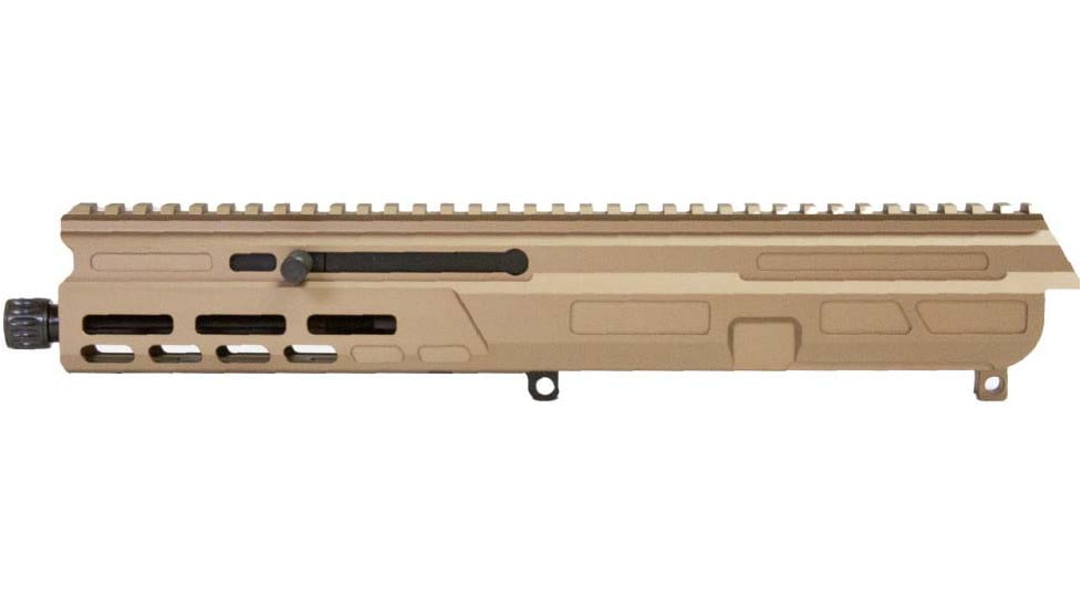 Matador Arms Mat9 Upper Receiver, 9mm, 7.825 in, 1-10 Twist, 1/2x28 Threads, 4150 Lightweight Nitrided, FDE, MAT9-U-FDE