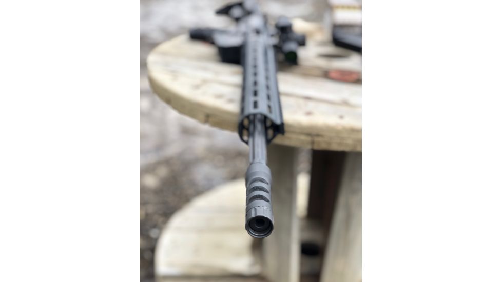 Matador Arms Regulator Adjustable Muzzle Brake, 7.62x51mm NATO/ .308, 5/8x24 Thread, 4140 Steel, Nitride Coated, Black, MAC084