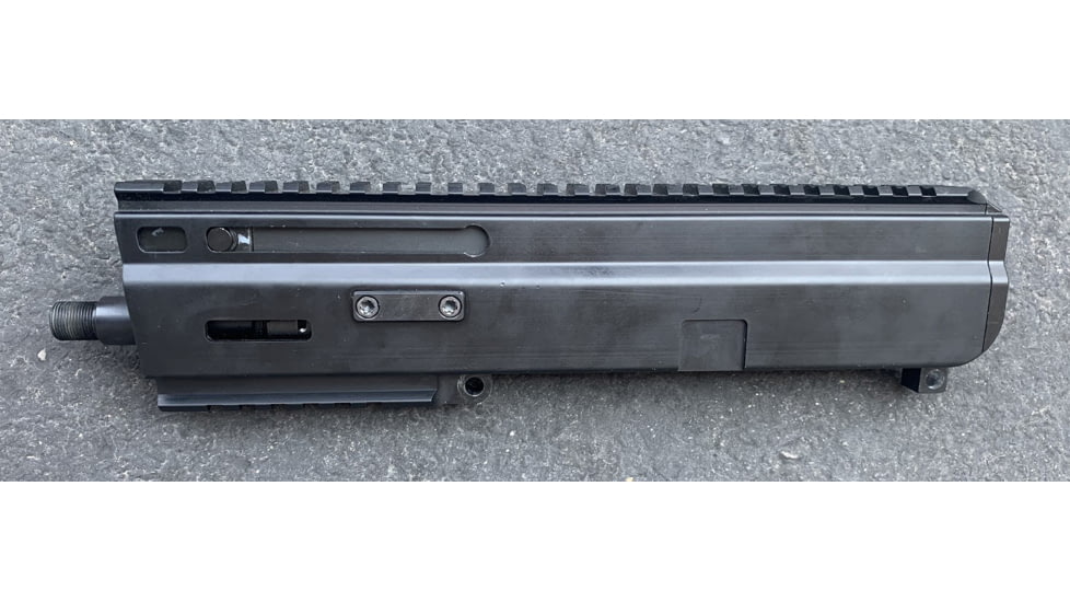 Matador Arms Upper Receiver, Montgo-9, 9mm, 5.5in, 4140 Nitrided, Blowback, 1/2x28in, Anodized, Black, MAC176