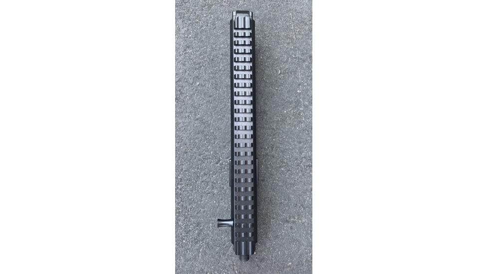 Matador Arms Upper Receiver, Montgo-9, 9mm, 5.5in, 4140 Nitrided, Blowback, 1/2x28in, Anodized, Black, MAC176