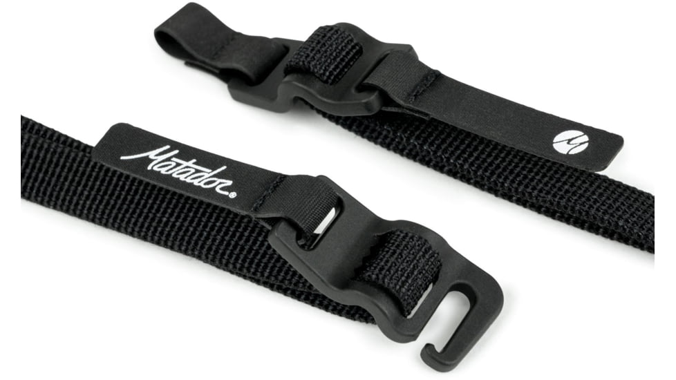 Matador Better Tether Gear Straps, 2-Pack, Charcoal, MATTH2M2001G