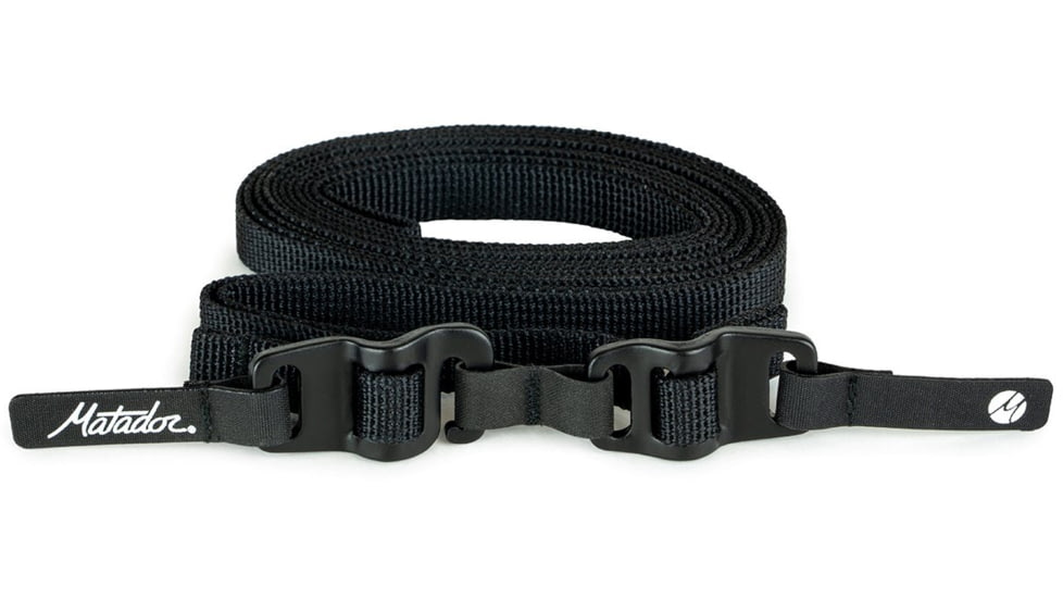 Matador Better Tether Gear Straps, 2-Pack, Charcoal, MATTH2M2001G