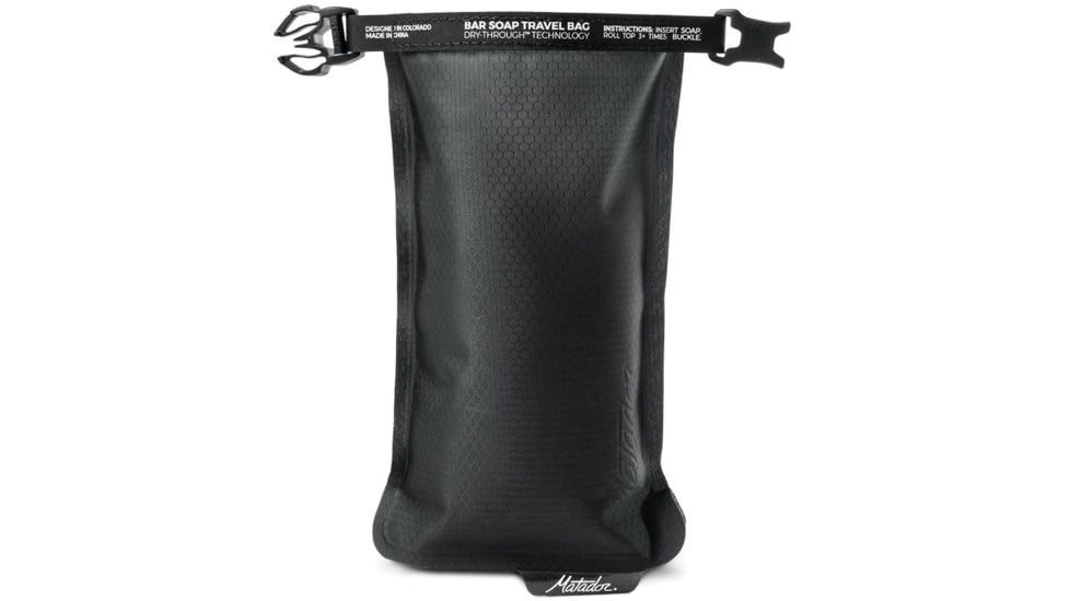 Matador FlatPak Soap Bar Case, Charcoal/Black, One Size, MATFPS1001B