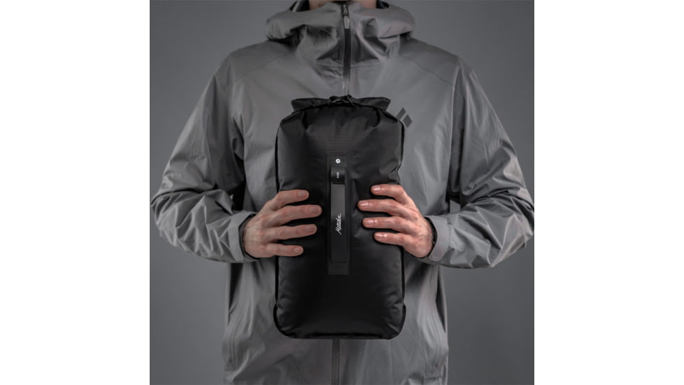 Matador FlatPak V2 Dry Bag, 8L, Black, MATFP2DB8001BK