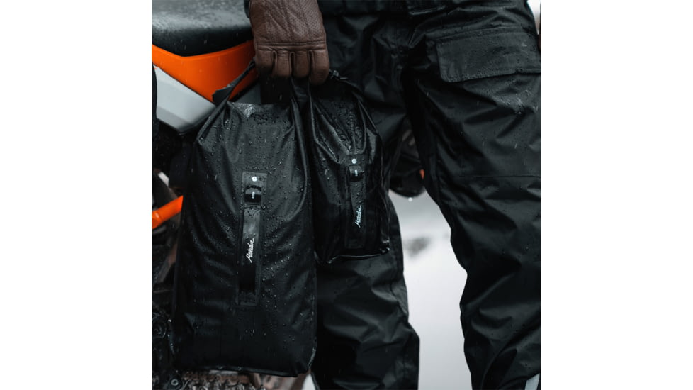 Matador FlatPak V2 Dry Bag, 8L, Black, MATFP2DB8001BK