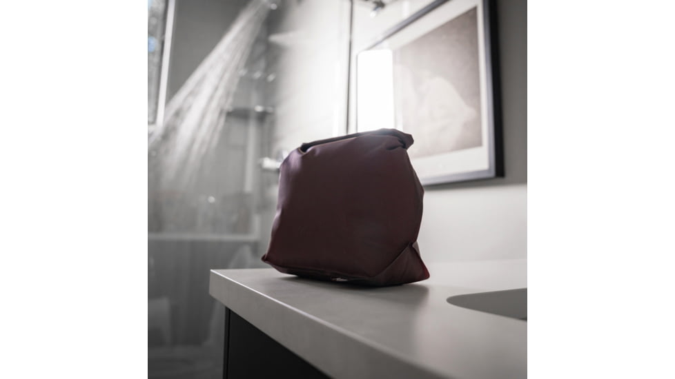Matador FlatPak V2 Waterproof Toiletry Case, Garnet Red, MATFP2C001R