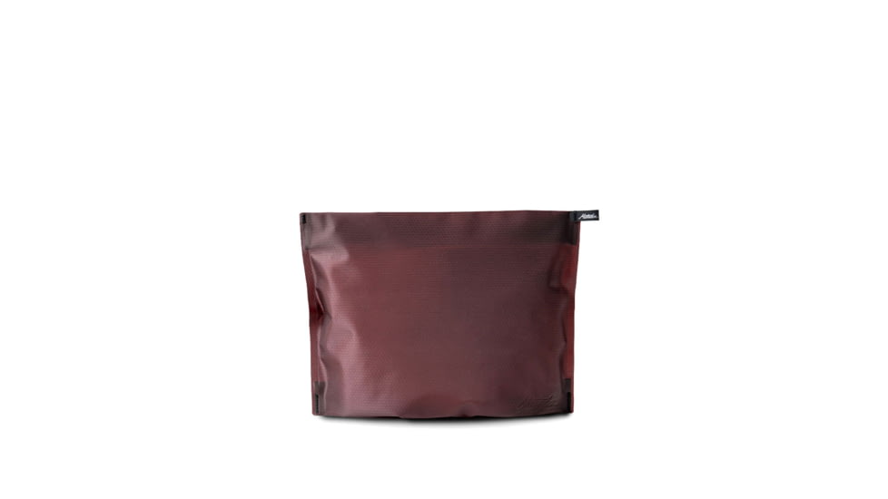 Matador FlatPak V2 Zipper Toiletry Case, Garnet Red, MATFP2Z001R