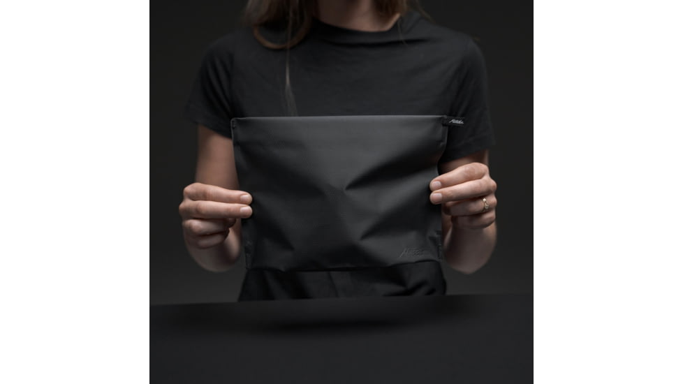 Matador FlatPak Zipper Toiletry Case, Charcoal/Black, One Size, MATFPZ001CH