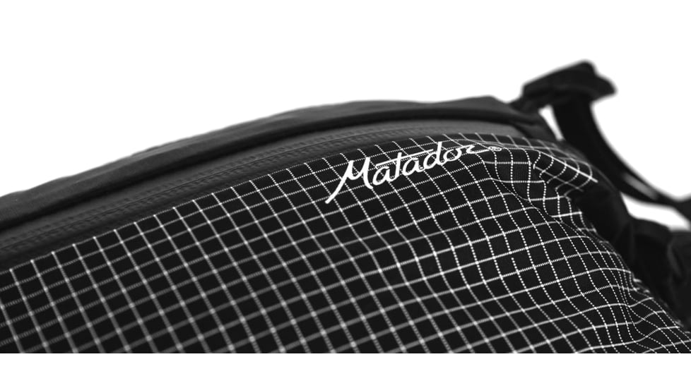 Matador Freerain Waterproof Packable Hip Pack, Charcoal/Black, 2-4 liter, MATFRHP001BK