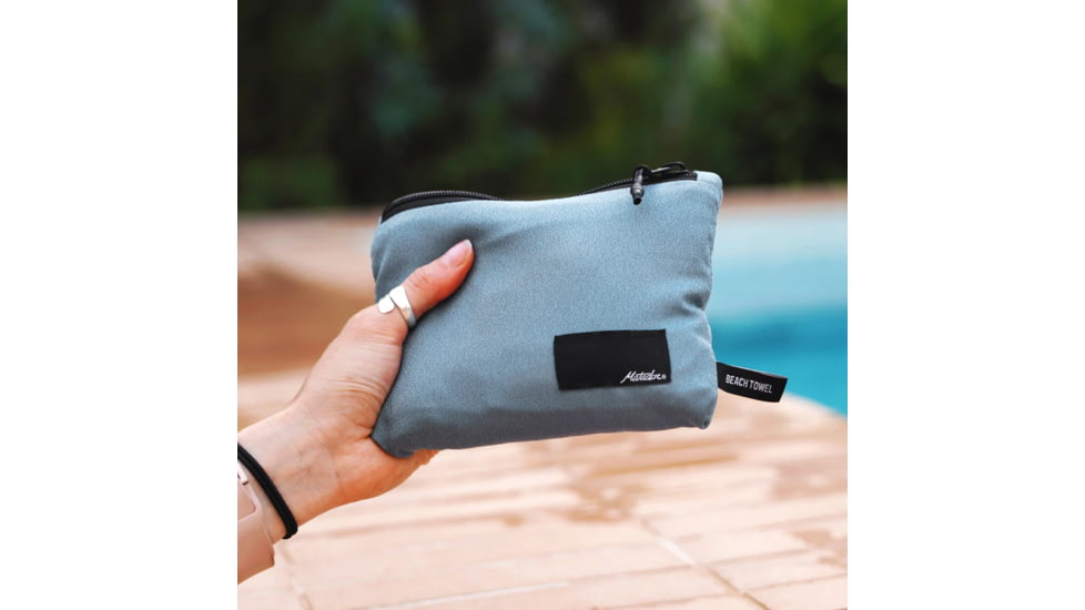 Matador NanoDry Packable Beach Towel, Blue, MATBCHT001BL