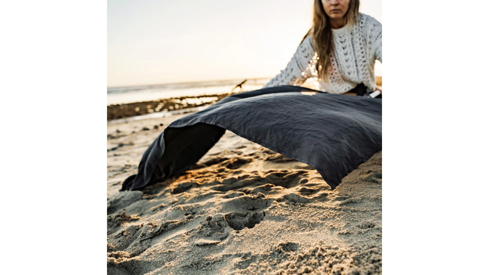 Matador NanoDry Packable Beach Towel, Charcoal, MATBCHT001CH