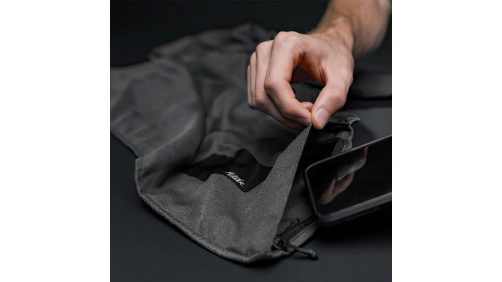 Matador NanoDry Packable Beach Towel, Charcoal, MATBCHT001CH
