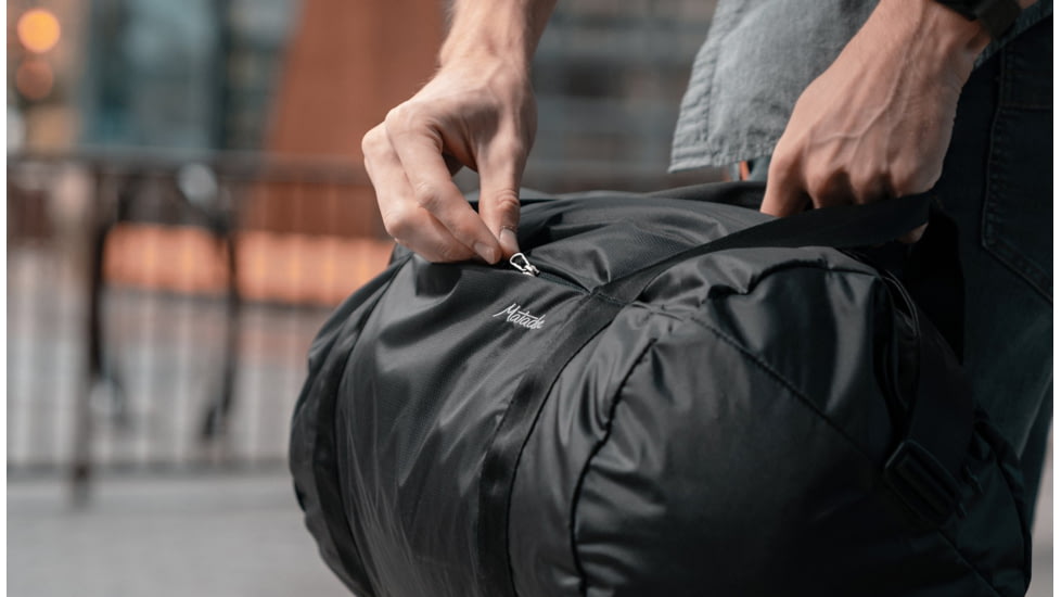 Matador On-Grid Packable Duffle, Charcoal/Black, 25 liter, MATOGW01BK