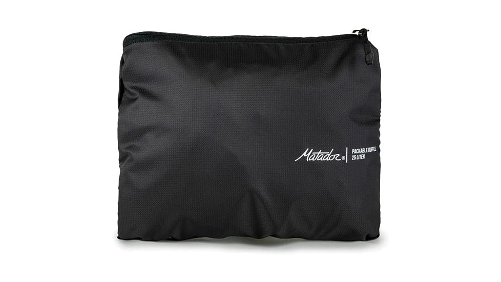 Matador On-Grid Packable Duffle, Charcoal/Black, 25 liter, MATOGW01BK