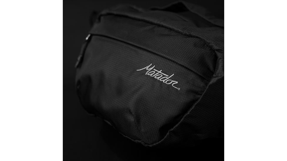 Matador On-Grid Packable Hip Pack, Charcoal/Black, 2 liter, MATOGHP01BK