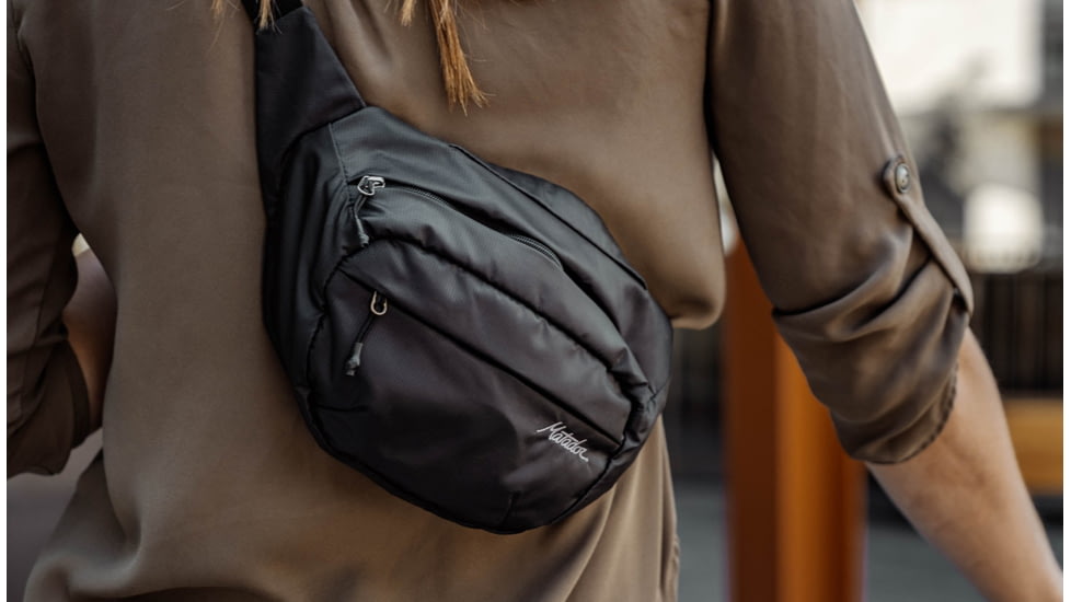 Matador On-Grid Packable Hip Pack, Charcoal/Black, 2 liter, MATOGHP01BK