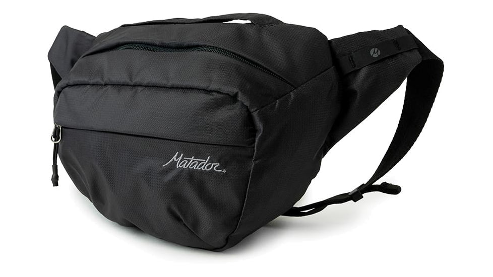 Matador On-Grid Packable Hip Pack, Charcoal/Black, 2 liter, MATOGHP01BK