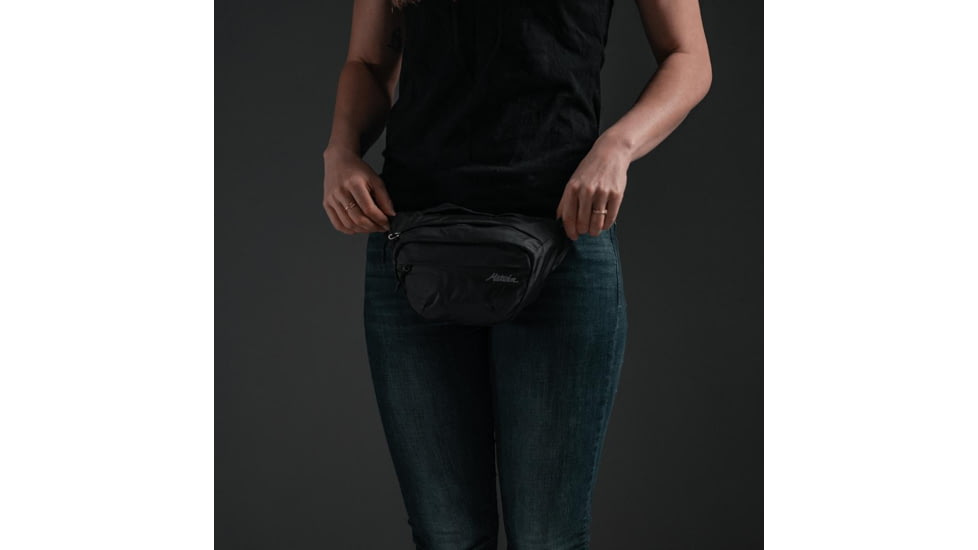 Matador On-Grid Packable Hip Pack, Charcoal/Black, 2 liter, MATOGHP01BK