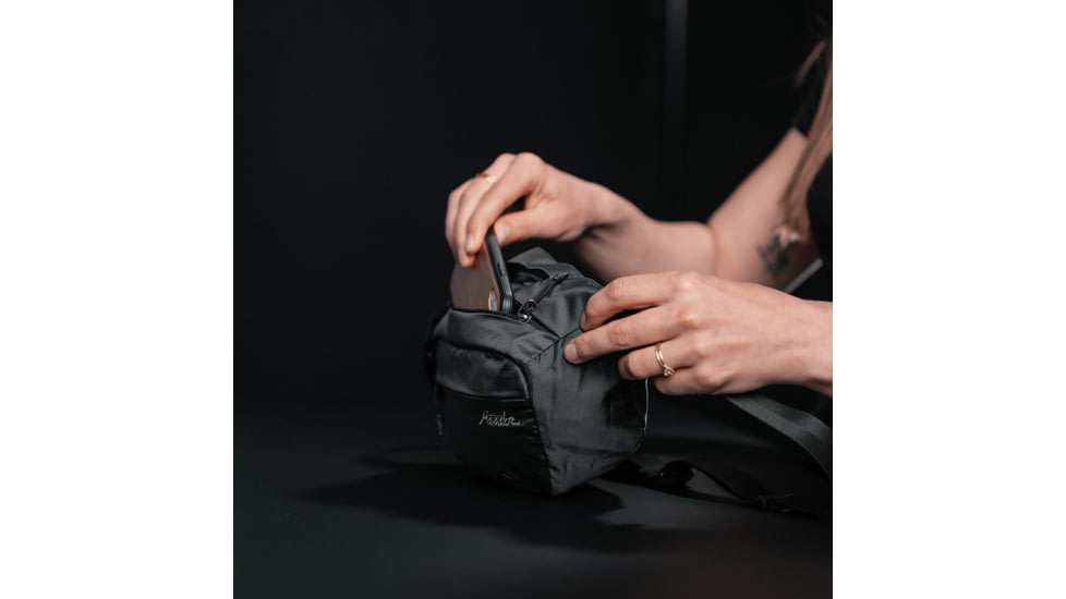 Matador On-Grid Packable Hip Pack, Charcoal/Black, 2 liter, MATOGHP01BK